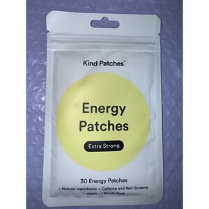 Energy Patches Extra strong by Kind Patches for Unisex - 30 Count Patches